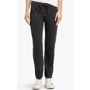 James Perse Vintage Fleece Sweatpants Cotton Soft Charcoal Black